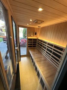 sauna installation