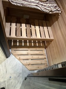 small sauna room
