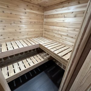 wood style sauna