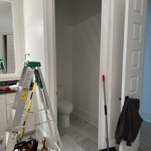 white bathroom