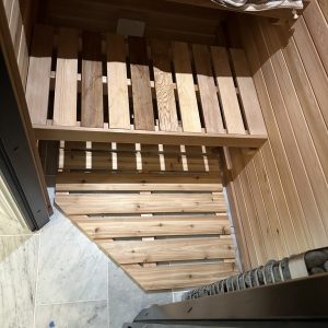 small sauna room